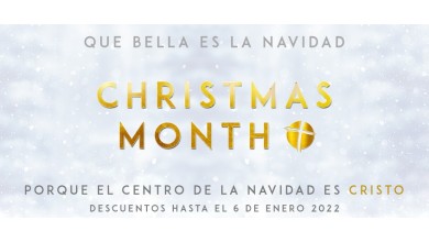 Christmas Month. Porque el centro de la Navidad es Cristo